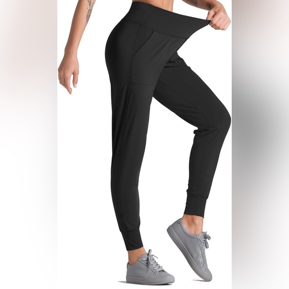 Dragon Fit Joggers for Women with Pockets,High Waist Workout Yoga Tapered - Picture 3 of 9